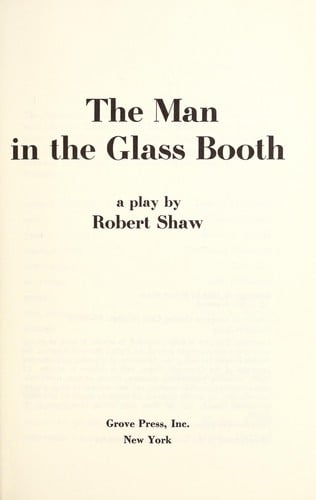 Man in the glass booth