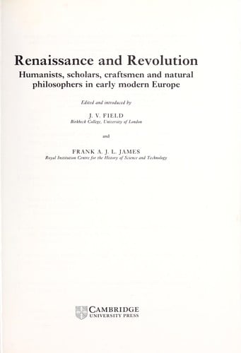 Renaissance and revolution