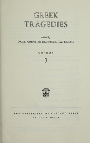 Greek tragedies