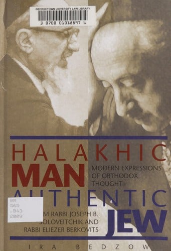 Halakhic man, authentic Jew