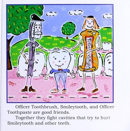 Smileytooth and the plaque attack