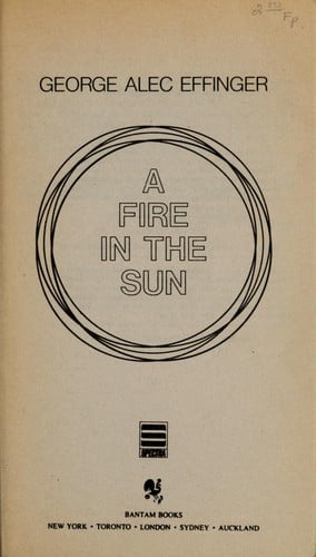 A fire in the sun