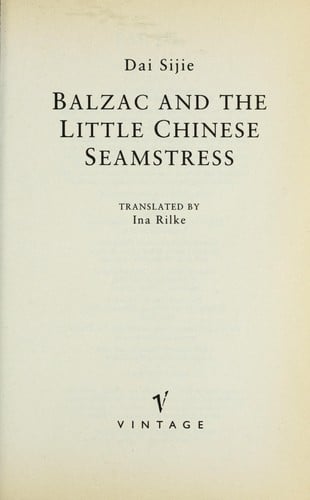 Balzac and the little Chinese seamstress