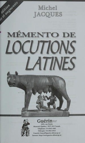 Me mento de locutions latines