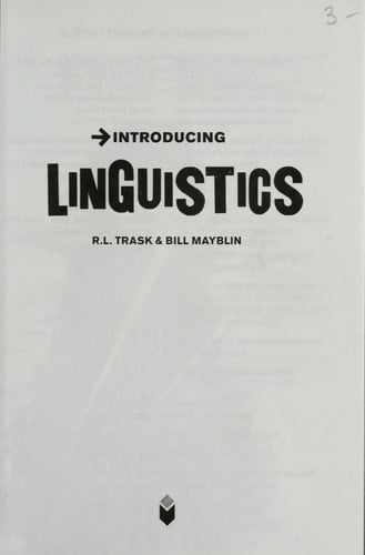 Introducing linguistics