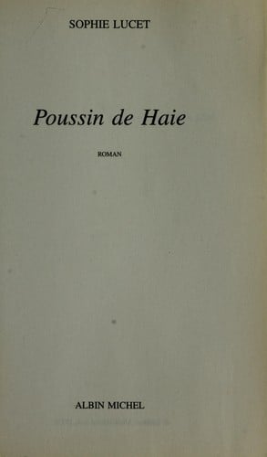Poussin de Haie