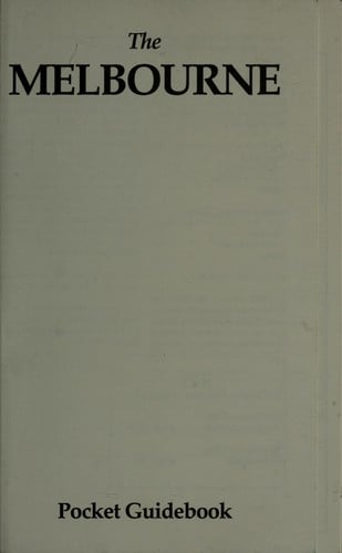 The Melbourne pocket guidebook