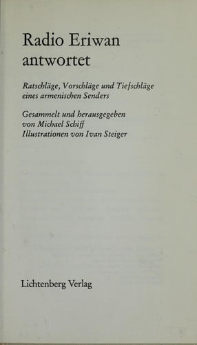 Radio Eriwan antwortet