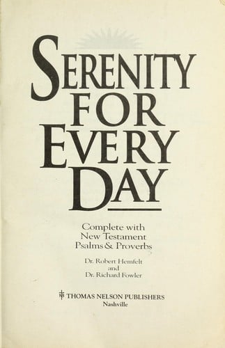 Serenity for every day