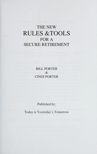 The new rules & tools for a secure retirement