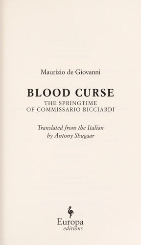 Blood curse