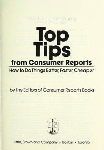 Top tips from Consumer Reports