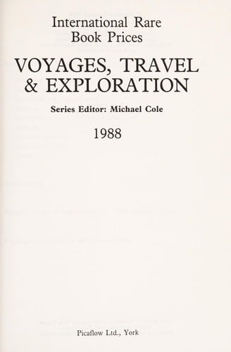 Voyages, travel & exploration