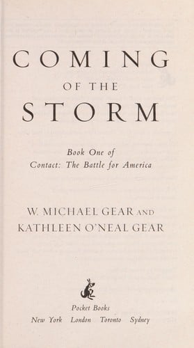 Coming of the Storm (Contact - The Battle for America #1)