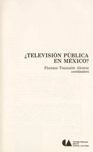Televisio n pu blica en Me xico?