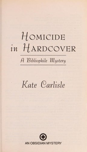 Homicide in hardcover