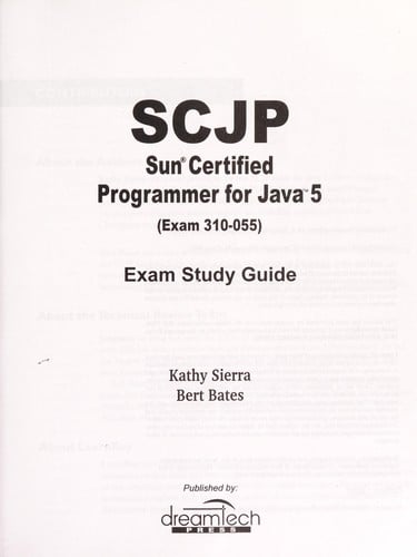 SCJP Sun certified programmer for Java 5 exam study guide