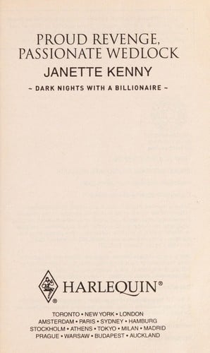 Proud Revenge, Passionate  Wedlock / Dark nights with a billionaire