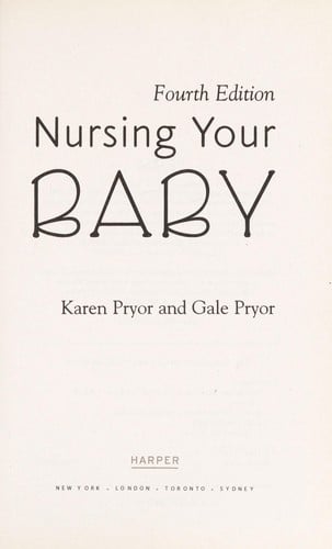 Nursing your baby