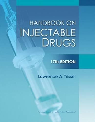 Handbook on injectable drugs - 17. ed.