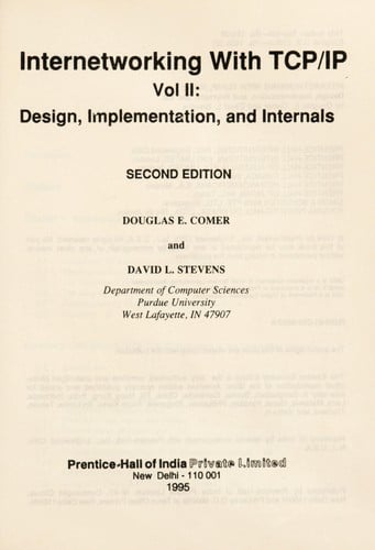Internetworking with TCP/IP