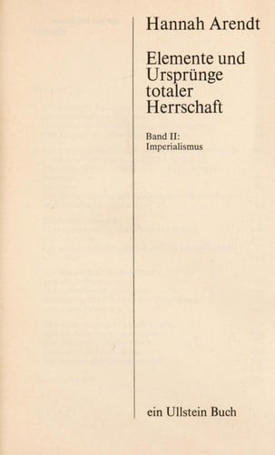 Elemente und Ursprünge totaler Herrschaft
