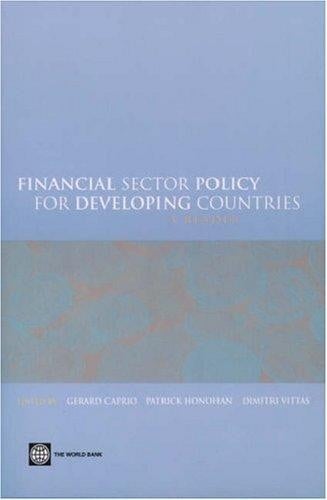 Financial sector policy for developing countries : a reader