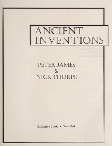 Ancient inventions