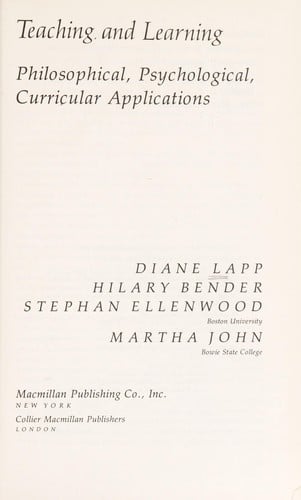 Teaching and learning