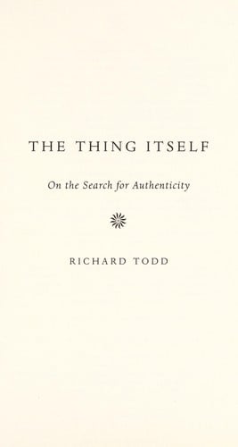The thing itself