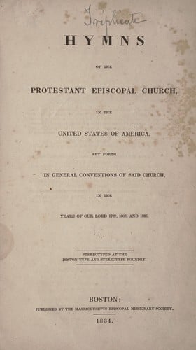 Hymns of the Protestant Episcopal Church in the United States of America