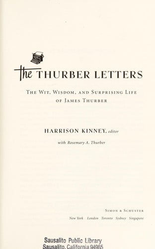 The Thurber letters