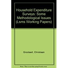 Household expenditure surveys : some methodological issues
