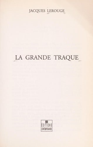 La grande traque