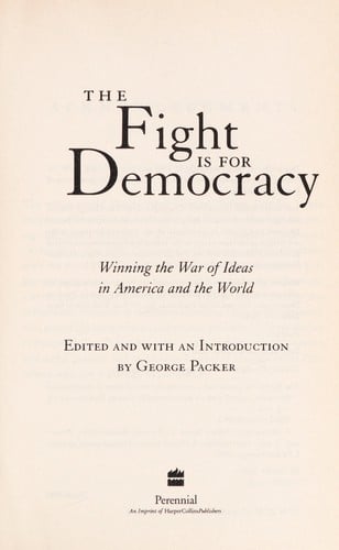 The fight is for democracy