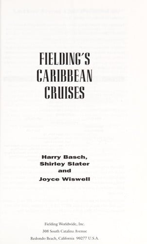 Fielding's Caribbean cruises
