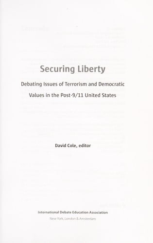 Securing liberty
