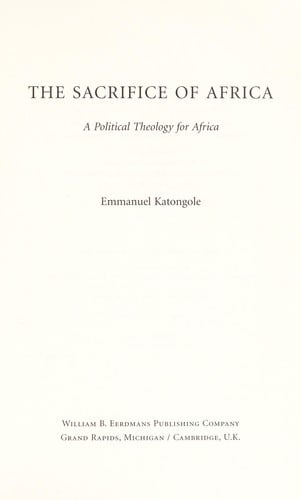 The sacrifice of Africa