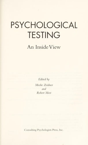 Psychological testing