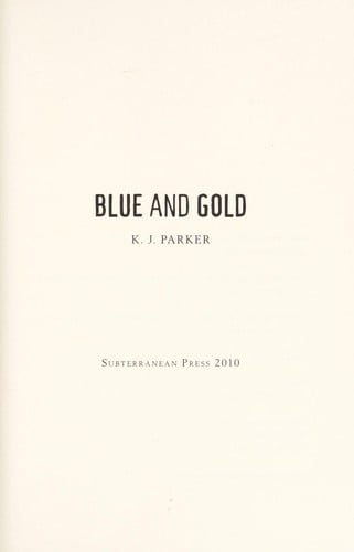 Blue and gold
