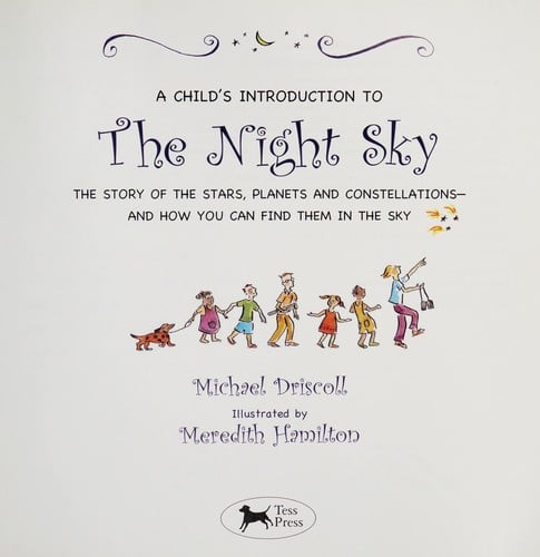 A child's introduction to the night sky