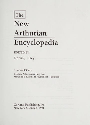 The New Arthurian encyclopedia
