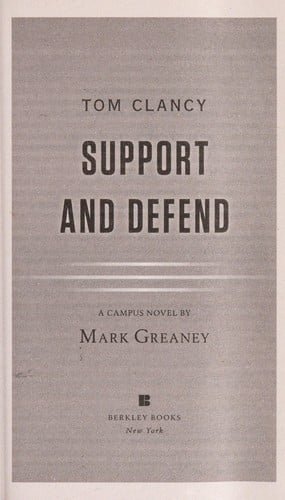Tom Clancy support and defend