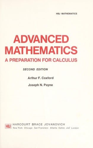 Advanced mathematics