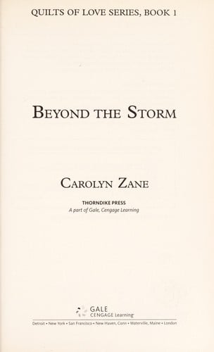 Beyond the storm