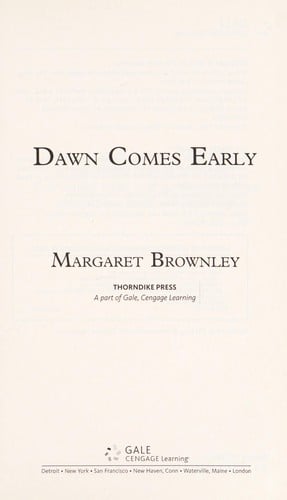 Dawn comes early