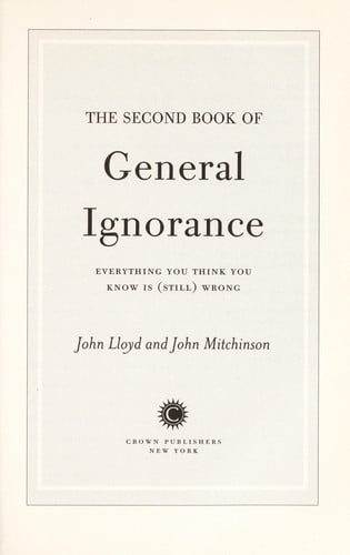 The second book of general ignorance