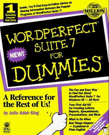 Wordperfect Suite 7 for dummies