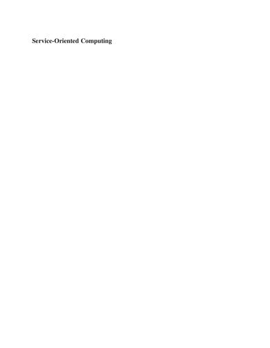 Service-oriented computing