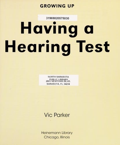 Having a hearing test